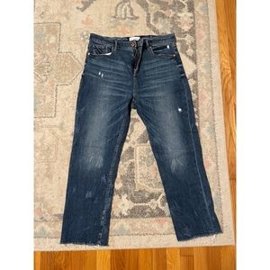 Loft Straight Leg Ankle Crop jeans